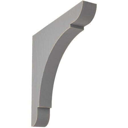 Ekena Millwork 1 3/4"W x 12"D x 12"H Extra Large Olympic Wood Vintage Decor Bracket, Pebble Grey BKTWD01X12X12OLPG